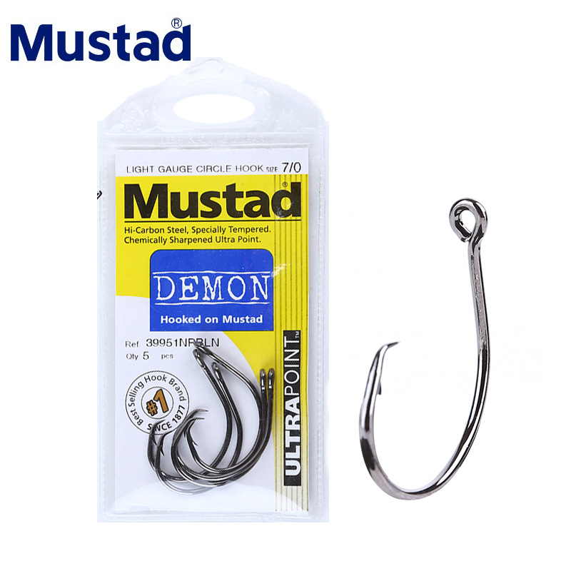 ムスタッド 39951 #   釣りフックサークル高炭素鋼ア - Fishing Hook Offset のレビューと価格