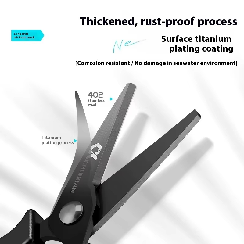 QAJTAO ポータブルチタンメッキ釣り用ハサミ、吊り下げ紐 - Fishing Hook Remover のレビューと価格